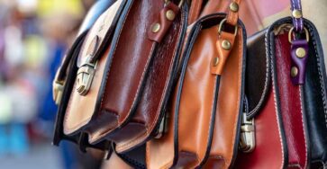 local leather handbags